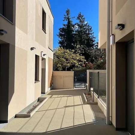 Modern Studio Gardenia_Gartenwohnung Alte Donau Wien Exterior foto